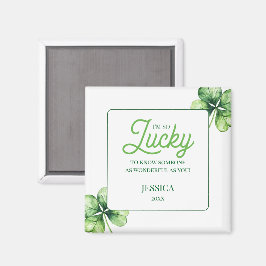 グリーンシャムロックラックカスタムーSt patricks day マグネット