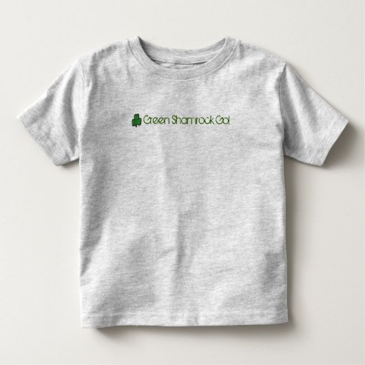 グリーンシャムロック行け！- トドラーTシャツ (正面)