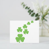 グリーンシャムロック雨 ポストカード (スタンド正面)