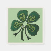 グリーンシャムロック2025 スタンダードカクテルナプキン (正面)