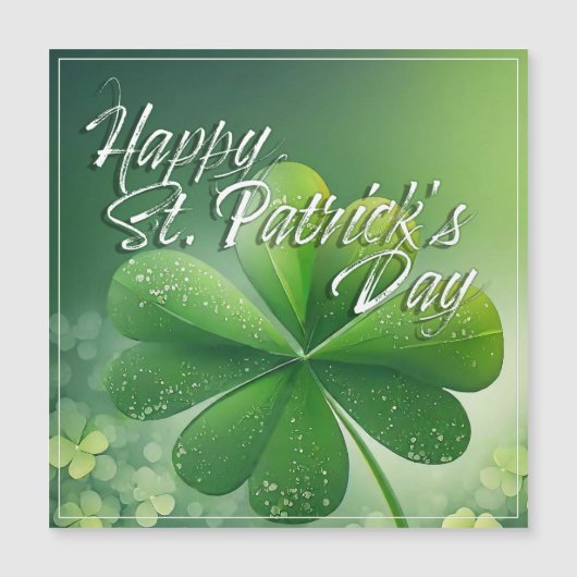 グリーンシャムロックHappy St. Patrick's Day (7) c (正面)