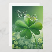 グリーンシャムロックHappy St. Patrick's Day (7) c (正面/裏面)
