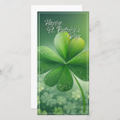 グリーンシャムロックHappy St. Patrick's Day (7) c (正面/裏面)