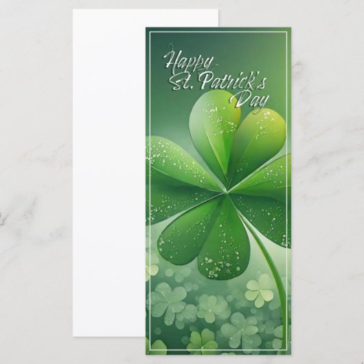 グリーンシャムロックHappy St. Patrick's Day (7) c (正面/裏面)