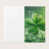 グリーンシャムロックHappy St. Patrick's Day (7) c (外部フラット)