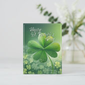 グリーンシャムロックHappy St. Patrick's Day (7) c シーズンポストカード (スタンド正面)