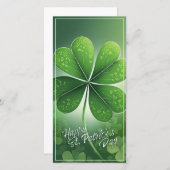 グリーンシャムロックHappy St. Patrick's Day (8) c (正面/裏面)