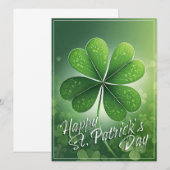 グリーンシャムロックHappy St. Patrick's Day (8) c (正面/裏面)