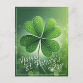 グリーンシャムロックHappy St. Patrick's Day (8) c シーズンポストカード (正面)