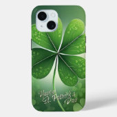 グリーンシャムロックHappy St. Patrick's Day (8) c Case-Mate iPhoneケース (裏面)