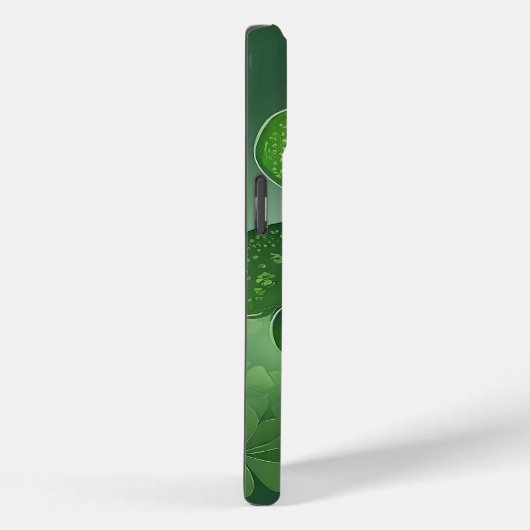 グリーンシャムロックHappy St. Patrick's Day (8) c Case-Mate iPhoneケース (裏面 / 右)