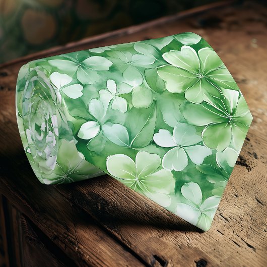 グリーンシャムロックSt. Patrick's Day ネクタイ