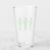 グリーンシャムロックSt. Patrick's Day Shakeを振り掛ける タンブラーグラス (裏面)