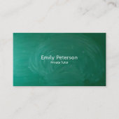 グリーンシャルボードプライベートチューター 名刺 (正面)