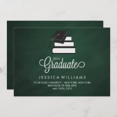 グリーンシャルボード卒業発表 案内状 (正面/裏面)