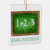 グリーンシャルボード石板教室先生 セラミックオーナメント (右)