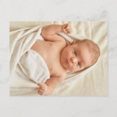 グリーンシャワー 洗礼 フォト インビテーションポストカード (裏面)