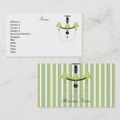 グリーンシャンデリア 名刺 (正面/裏面)