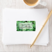 グリーンシャームロックカスタム住所 シール (インサイチュ)