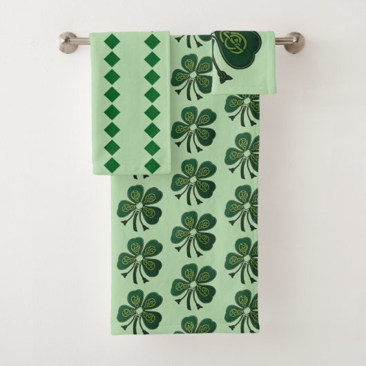 グリーンシャームロックダイヤモンド2025 バスタオルセット (インサイチュ)