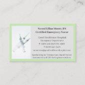 グリーンシリンジヘルスケア登録ナースRN 名刺 (正面)