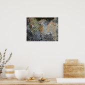 グリーンシルバーリチ色彩の鮮やかェンロックポスター ポスター (キッチン)