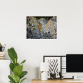 グリーンシルバーリチ色彩の鮮やかェンロックポスター ポスター (ホームオフィス)