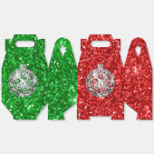 グリーンシルバーレッドフェイスボックス フェイバーボックス (見開き)