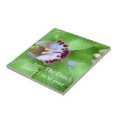 グリーンシンビジウムオーキッド タイル (側面)