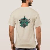 グリーンシーウィードメンズシャツの邪悪なウォーターターポン Tシャツ (裏面)