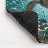 グリーンシーカメマウスパッド マウスパッド (コーナー)