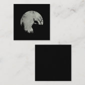 グリーンシーガートル海カメハウリングエストムーン スクエア名刺 (正面/裏面)