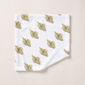 グリーンシーシェル航海のクリームシェルコースト バスタオルセット (ウォッシュタオル)