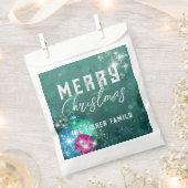 グリーンシーズンのご挨拶にクリスマスバウツ フェイバーバッグ (クリップ留めされた状態)