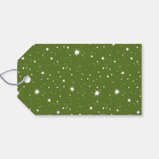 グリーンシーズンズグリーツフエレガントリッシュホリデー ギフトタグ (裏面横)