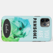 グリーンシーズー(犬)Tzu iPhone 11 Pro最大ケース Case-Mate iPhoneケース (裏面(横))