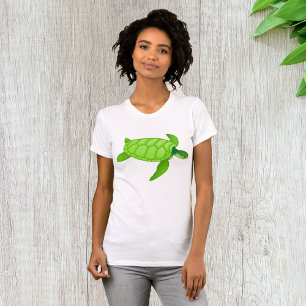グリーンシータートルウォメンズTシャツ Tシャツ