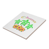 グリーンシータートルズハワイアンオハナ タイル (側面)