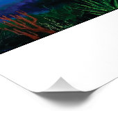 グリーンシータートルポスタープリント ポスター (コーナー)