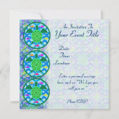 グリーンシータートル招待状 招待状 (裏面)