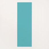 グリーンシータームズオンティール（緑がかった色）ターコイズヨガマット ヨガマット (裏面)