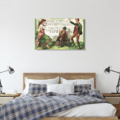 グリーンシート音楽の使用 キャンバスプリント (インサイチュ (寝室))