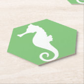 グリーンシーホース ペーパーコースター (アングル)