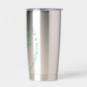 グリーンシール付きステンレス鋼絶縁タンブラー 保温保冷タンブラー (左面)