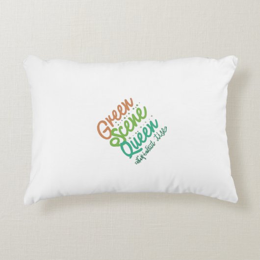 グリーンシーンの女王 アクセントクッション (正面)