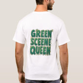 グリーンシーンクイーン Tシャツ (裏面)