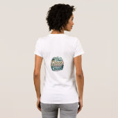 グリーンシーンクイーンTシャツの女性 Tシャツ (裏面フル)