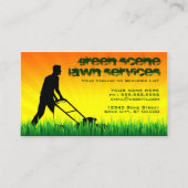 グリーンシーンローンサービス 名刺 (正面)