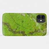 グリーンジェムストーン石のテクスチャiPhone 11ケース Case-Mate iPhoneケース (裏面(横))