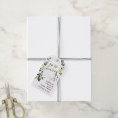 グリーンジオメトリック金ゴールドシップSIPホレーブライダルシャワー ギフトタグ (より糸付き)